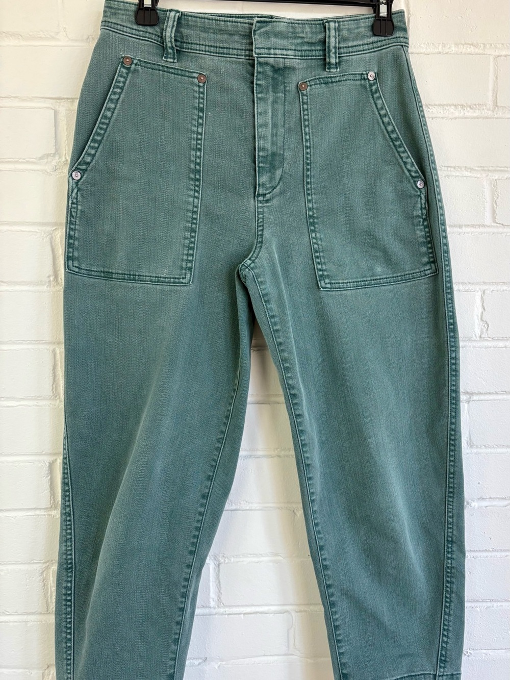 GAP Sage Green Barrel Leg Utility Pants